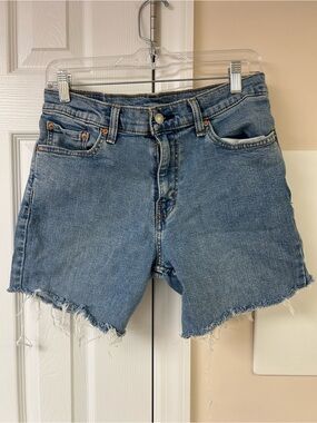 Levi’s 511 Denim Frayed Cut Off Jean Shorts